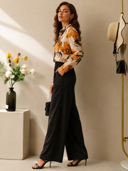 Autumn Bloom Floral Print Co-Ord Set