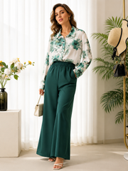 Monaco Floral Digital Print Rayon 2-Piece Co-ord Set