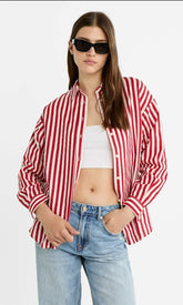 Striped Casual Women Shirt