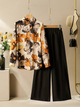 Autumn Bloom Floral Print Co-Ord Set