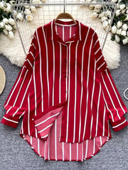 Modern Soft Flow Stripe Casual Shirt