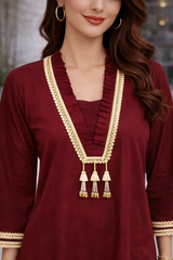 Rivayat Royal Tassel Charm Co-Ord Set
