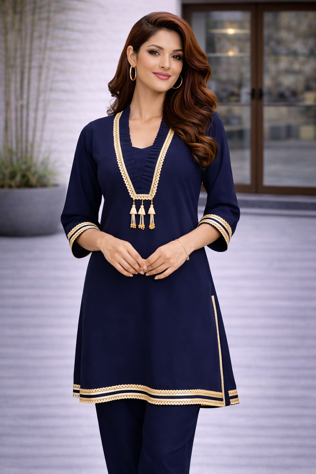 Rivayat Royal Tassel Charm Co-Ord Set