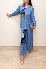 Side Print Casual Cord Set