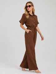 Comfy Fit Summer Vibe Jumpsuit Set