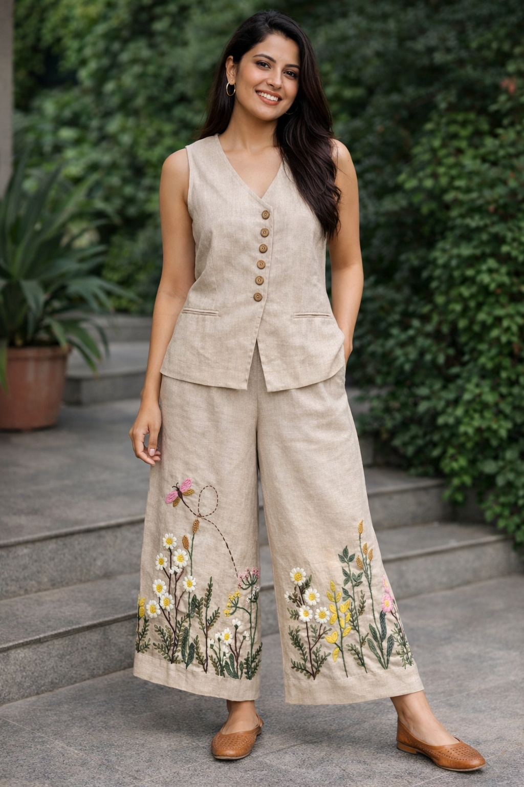 Rivayat Wildflower Embroidered Co-Ord Set