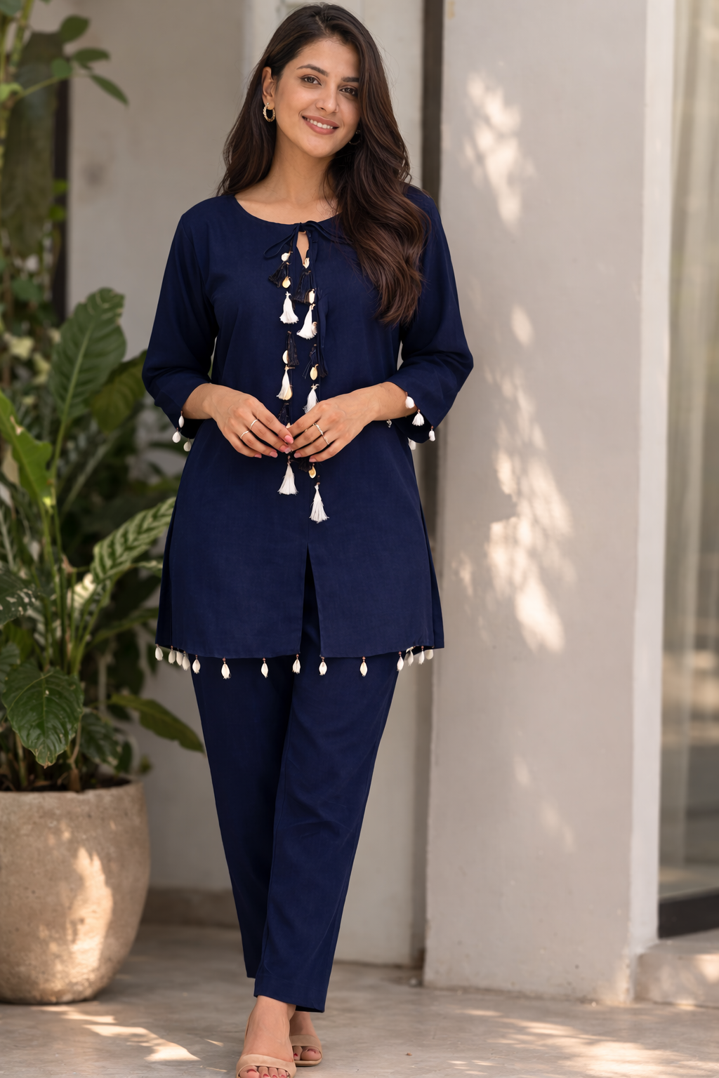 Blue Elegant Look Cord-Set