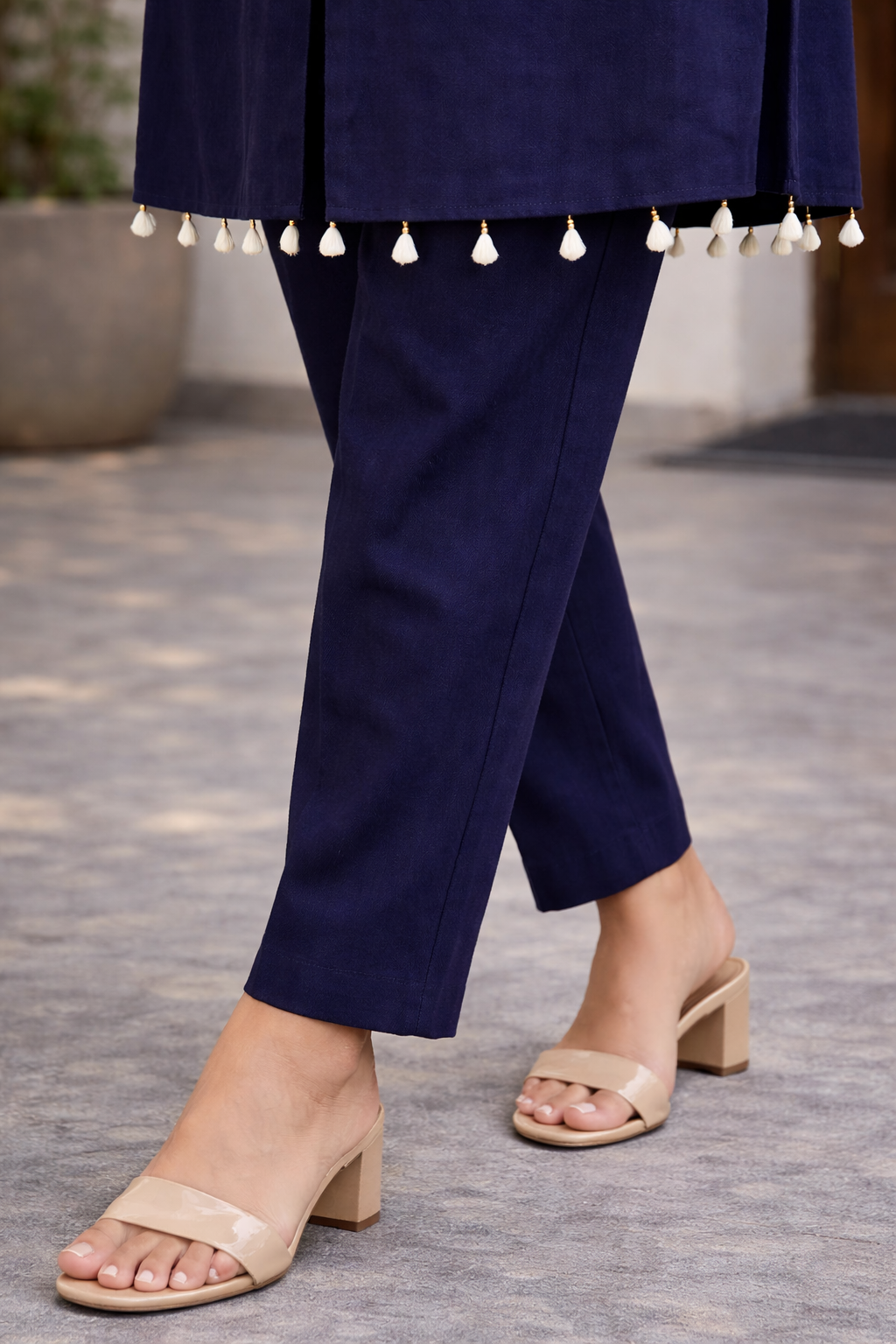 Blue Elegant Look Cord-Set