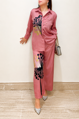 Side Print Casual Cord Set