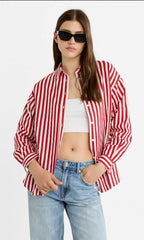 Striped Casual Women Shirt