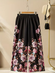 Rose Petal Pink Floral Digital Print 2-Piece Set
